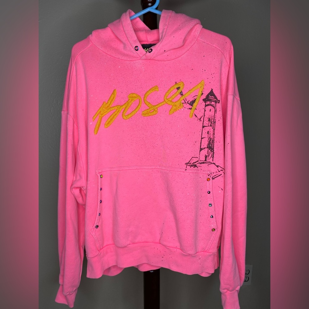 Bossi Hoodie Pink Size Medium